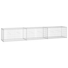 Perete gabion cu capace, 300 x 50 x 50 cm, otel galvanizat