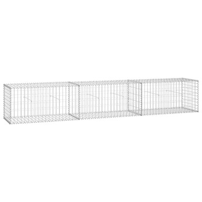 Perete gabion cu capace, 300 x 50 x 50 cm, otel galvanizat foto