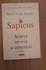 Sapiens - Scurta istorie a omenirii - Yuval Noah Harari