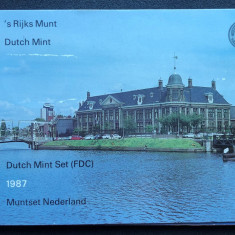 Olanda set 2 1/2 , 1 gulden 25 centi, 10 centi , 5 centi 1987 UNC PROMO