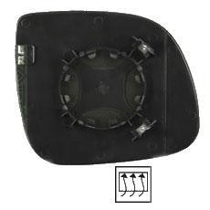 Geam oglinda Vw Amarok, 01.2010-, Vw Transporter (T5), 10.2009-2015, Transporter T6 04.2015-, Transporter (T6.1) 2019-, Stanga, Crom, Cu incalzire, A foto