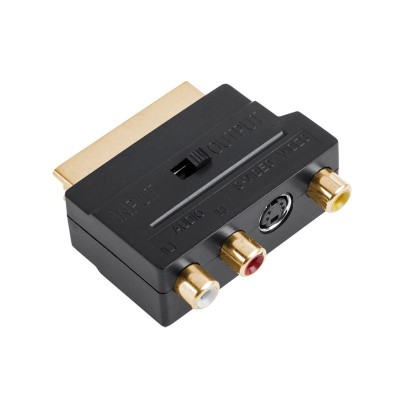 Adapt SCART-3RCA+SVID t-m I-O aurit foto
