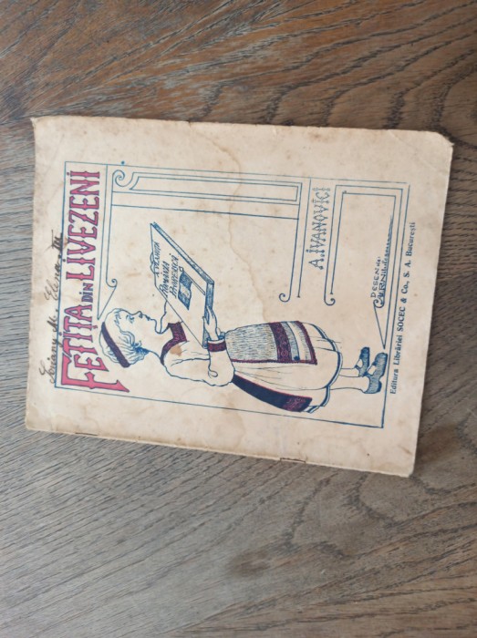 FETITA DIN LIVEZENI, ILUSTRATA, CCA 1925