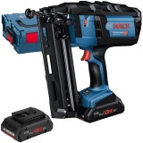 Bosch GNH 18V-64 M - Pistol de batut cuie cu 2 acumulatori Li-Ion 18 V 4 Ah cuie pentru lemn valiza speciala