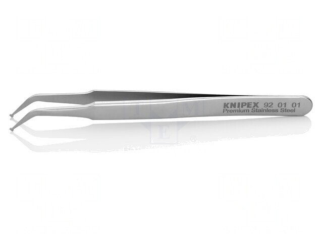 Pensetă Precizie 115mm V&acirc;rf Curbat SMD