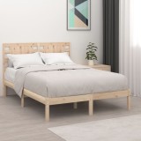 Cumpara ieftin Cadru de pat fără saltea, 200x200 cm, lemn masiv pin
