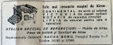 1931 Reclamă rom&acirc;nească Masini birou CONTINENTAL, VICTORIA, ROTAFIX, LIPSIA Bucuresti interbelic Pasajul Roman nr. 5-7 Reprezentant SACHE SORU