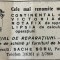 1931 Reclamă rom&acirc;nească Masini birou CONTINENTAL, VICTORIA, ROTAFIX, LIPSIA Bucuresti interbelic Pasajul Roman nr. 5-7 Reprezentant SACHE SORU