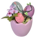 Decoratiune pentru masa de Paste tip ghiveci,13 cm, Oem