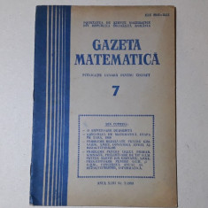 Gazeta matematica Nr7 / 1988