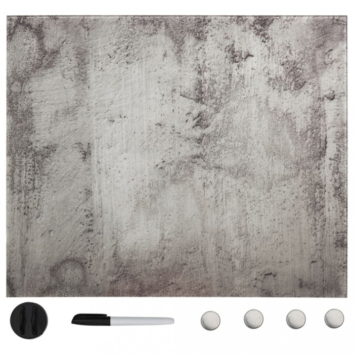 vidaXL Tablă magnetică de perete, 40 x 40 cm, sticlă 285385