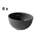 Set 6 boluri alune, 200 ml, Gri