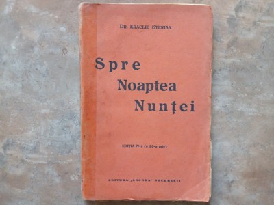 Eraclie Sterian - Spre noaptea nuntei, 1927 foto