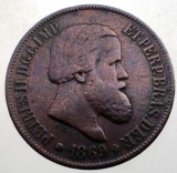 B.699 BRAZILIA PETRUS II 20 REIS 1869