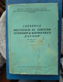 Lucrările Institutului de Cercetări Veterinare și Biopreparate &bdquo;Pasteur&rdquo;- : Volumul III, numărul 1, publicat &icirc;n anul 1964.