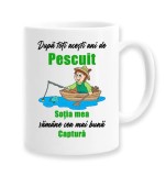 Cana alba personalizata Dupa toti acesti ani de pescuit, INOVATIX&reg;. 330ml