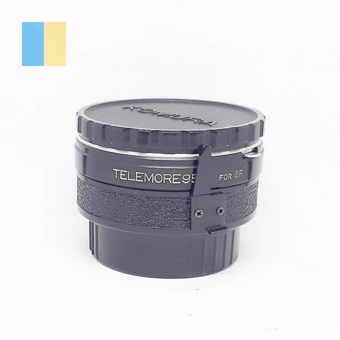 Teleconvertor Komura Telemore 95 2X Minolta SR-mount (etui alb)