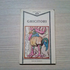 GHICITORI - Radu Niculescu (editie) - Editura Minerva, 1991, 185 p.