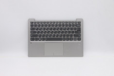 Carcasa superioara cu tastatura iluminata palmrest Laptop, Lenovo, IdeaPad 720S-13IKB Type 81A8, 81BV, 5CB0Q59375, iluminata, layout GR (greaca) foto
