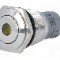 Intrerupator anti-vandalism, ON-ON, &Oslash;16mm, ONPOW - LAS2-GQF-11ZD/Y24V/S-P