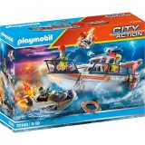 Cumpara ieftin Playmobil - Ambarcatiune De Salvare Cu Personal