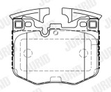 JURID 573877J set placute frana,frana disc