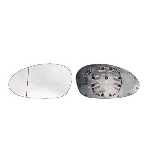 Geam oglinda Bmw Seria 1 (E81/E82/E87/E88), 09.2004-2010, Seria 3 (E46), Coupe/Cabrio model M3 03.2003-09.2006, Seria 3 E90/E91 11.2004-08.2008, Alka