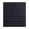 Tapet 3D Black design perete modern din caramida in relief, Autoadeziv , 77x70 cm