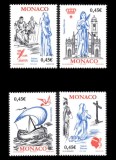 MONACO 2003 - Biserici, nave, religie/ serie completa MNH
