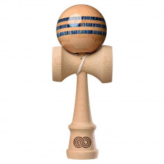 Kendama USA Kaizen 2.0 Spectra KZN805 Triple Stripe Natur Albastru foto