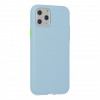 Husa Capac Silicon Matt Solid Samsung G980 Galaxy S20 Sky Blue