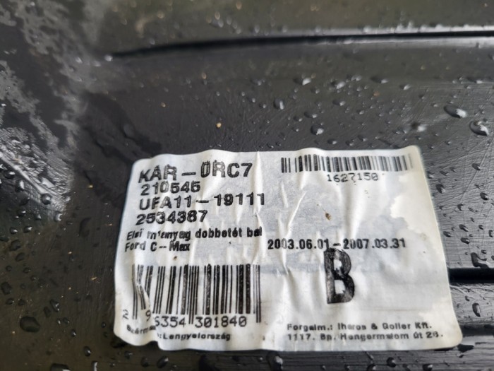 Apărătoare noroi față st&acirc;nga Ford Cmax
