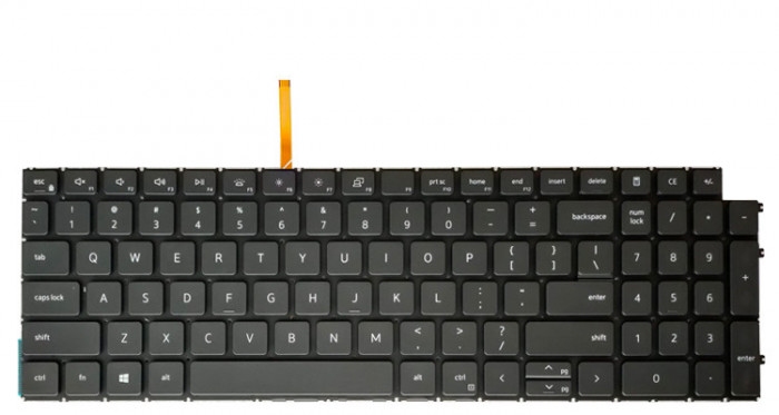 Tastatura Laptop, Dell, Inspiron 16 Plus 7610, cu iluminare, layout US