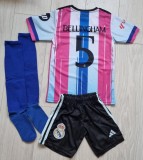 ECHIPAMENTE COMPLETE FOTBAL COPII 8/14 ANI,BELLINGHAM /REAL MADRID,MODEL NOU, YL, YM, YXL, YXXL