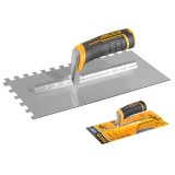 Gletiera cu dinti 280 x130 x10 mm - Ingco HPTT28138
