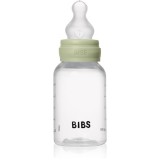 BIBS Anti-Colic Baby Bottle Silicone biberon anticolici cu suzetă din silicon Sage 150 ml