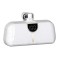 Mini powerbank Dudao K20SL 5000mAh cu conectori Lightning / USB-C - alb