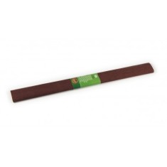 Hartie creponata 50x200 cm,maro inchis,10 bucati set