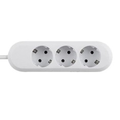 Prelungitor Bachmann SMART 3xCEE7/3, fara intrerupator, lungime cablu 3m, H05VV-F