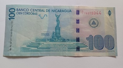 Nicaragua- 100 Cordobas 2007 foto
