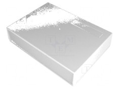 Carcasa ABS gri cu panou 190mm x 136mm x 42mm foto