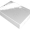 Carcasa ABS gri cu panou 190mm x 136mm x 42mm