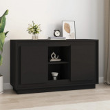 vidaXL Servantă, negru, 102x35x60 cm, lemn prelucrat