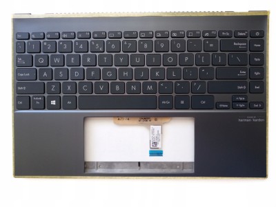Carcasa superioara cu tastatura palmrest Laptop, Asus, ZenBook 13 UX325E, UX325EA, UX325JA, 90NB0SL1-R30UI0, 90NB0SL1-R30UI1, iluminata, layout US foto