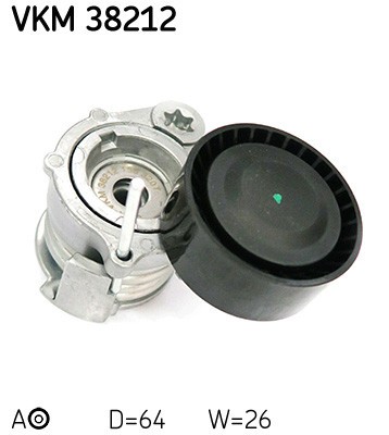 SKF VKM 38212 rola intinzator,curea transmisie foto