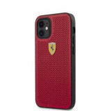 Cumpara ieftin Husa Cover Ferrari On Track Perforated pentru iPhone 12/12 Pro Rosu