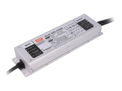 Alimentator LED 200W 42VDC 4,76A DALI foto