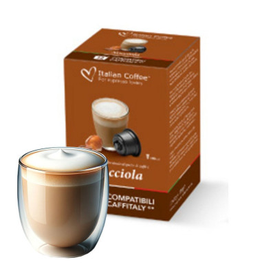 Nocciola, 12 capsule compatibile Cafissimo/Caffitaly/Beanz, Italian Coffee foto