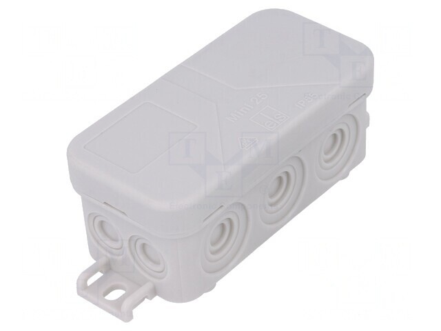 Carcasă cutie de conexiuni 43x90x37mm IP55 gri