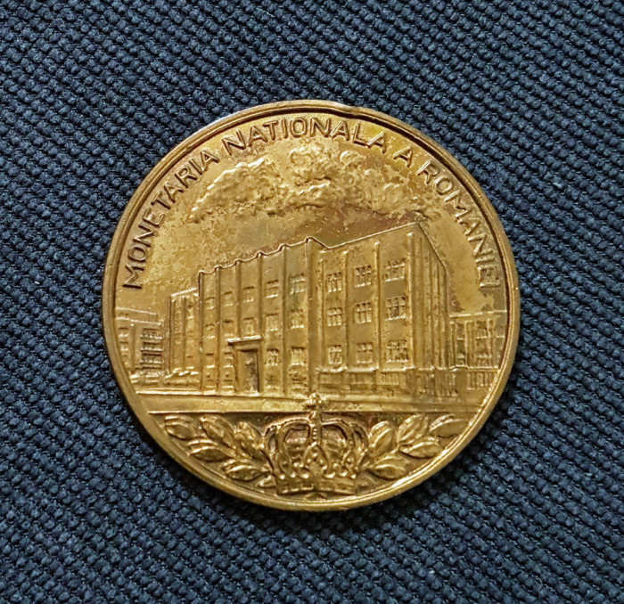 Medalie 1945 Monetaria nationala a Romaniei ( actuala Monetaria statului )